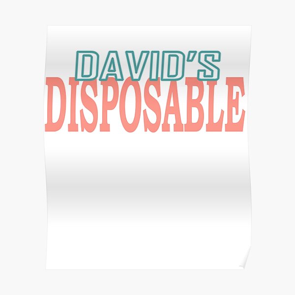 David Dobrik "DAVID'S DISPOSABLE: CAMERA Merch Poster RB0301 product Offical David Dobrik Merch