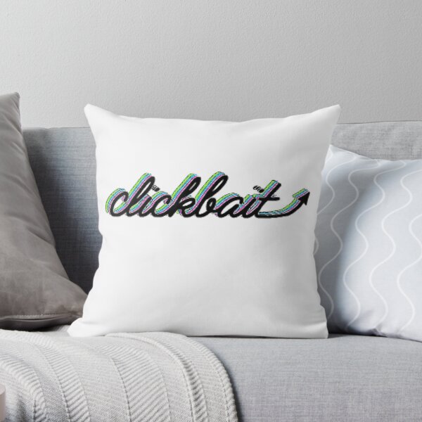 Clickbait- David Dobrik Throw Pillow RB0301 product Offical David Dobrik Merch