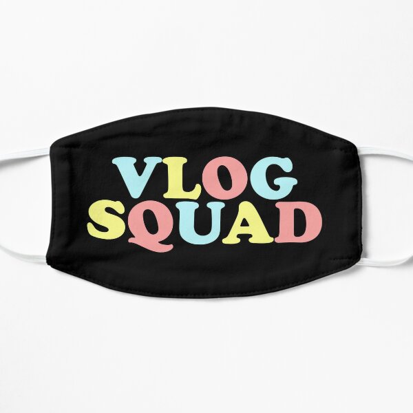 vlog squad logo david dobrik Flat Mask RB0301 product Offical David Dobrik Merch
