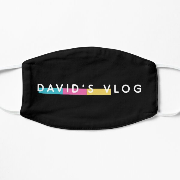 DAVID'S VLOG the beverly collection black DAVID DOBRIK VLOG SQUAD Flat Mask RB0301 product Offical David Dobrik Merch